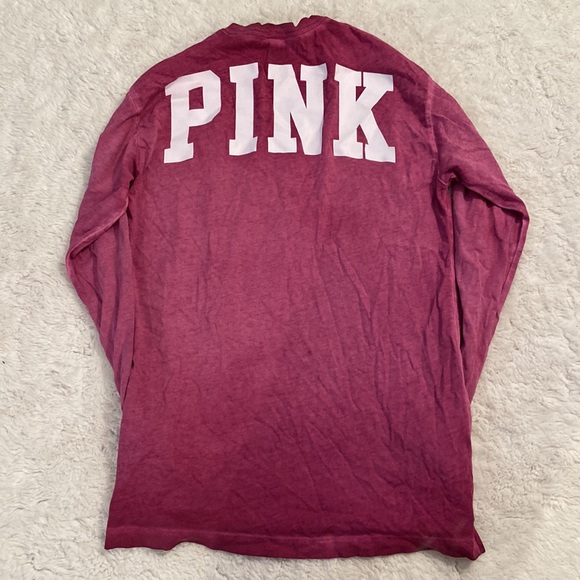 Over-Sized, PINK, Long-Sleeve - Picture 1 of 2